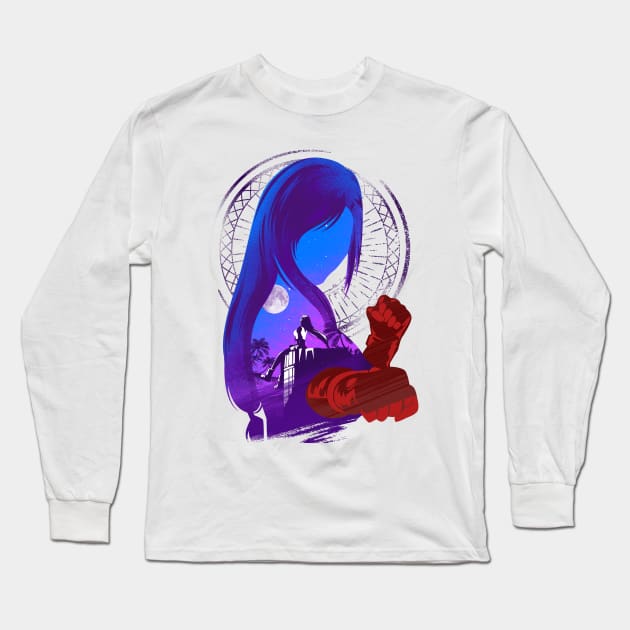 Tifa the Childhood Friend Long Sleeve T-Shirt by plonkbeast